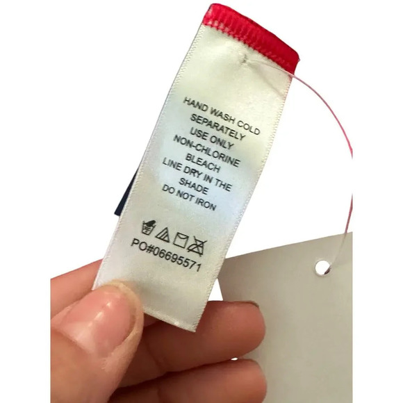 Swimsuits for all Red Bandeau Shirred Side High Waist Swimsuit Set Size 22 - Picture 8 of 8